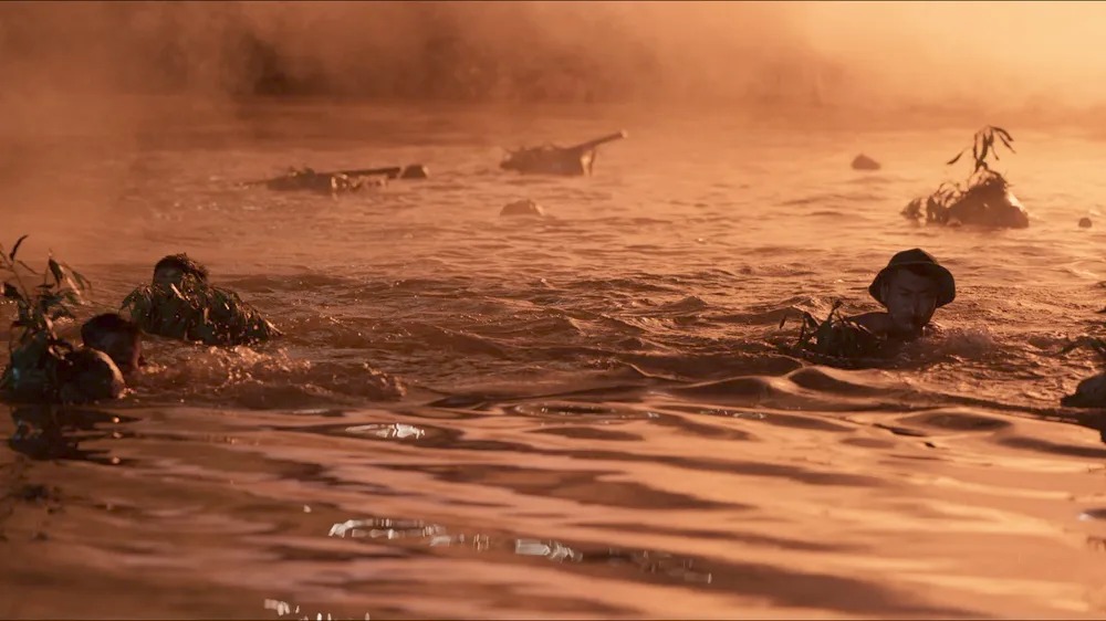 Những chiến sĩ hy sinh khi vượt sông Thạch Hãn.