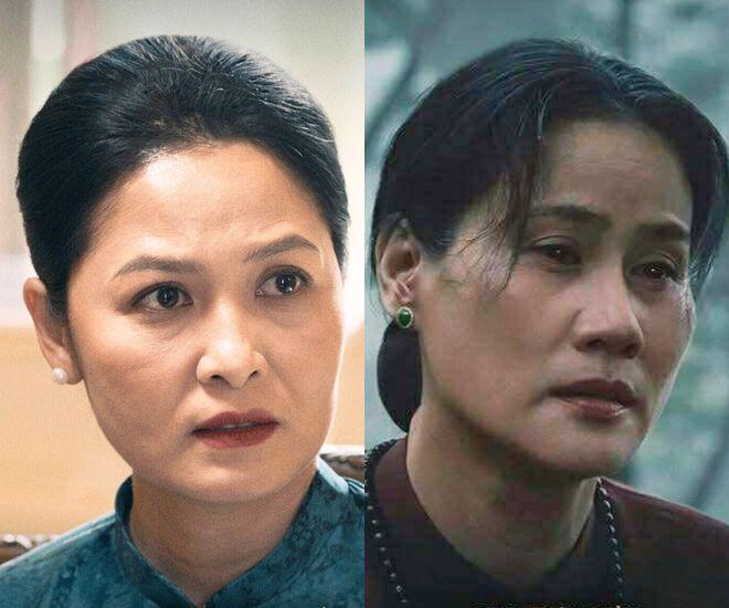 Hai người mẹ trong phim Mưa Đỏ đều có tên Thúy Hà, một sự trùng hợp thú vị.