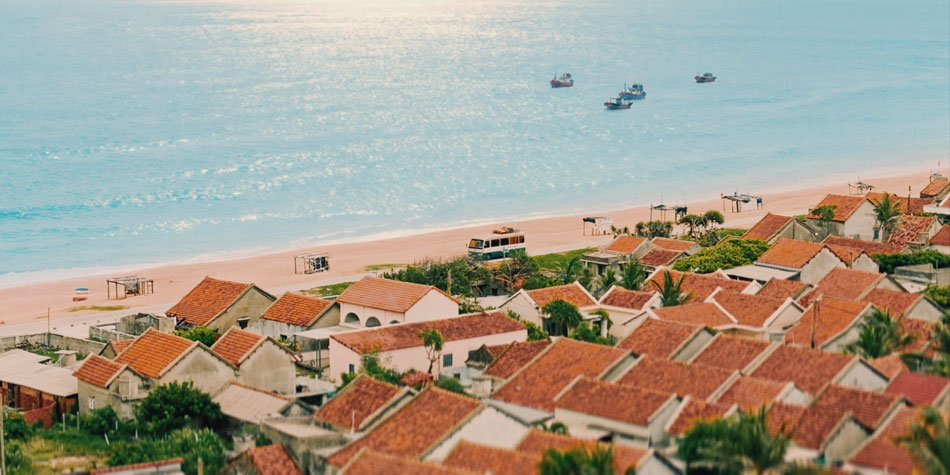 Mê hoặc trước phong cảnh nông thôn miền Trung đậm chất thơ.