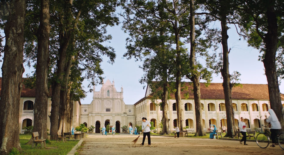 Tu viện trong Hẹn em ngày nhật thực - nơi Thiên Ân thực hiện nghi lễ khấn trọn.