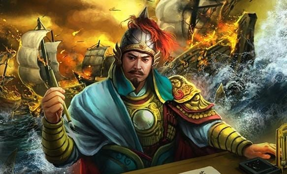 Tranh minh họa ngài Quốc Công Tiết Chế Hưng Đạo Đại Vương Trần Quốc Tuấn.